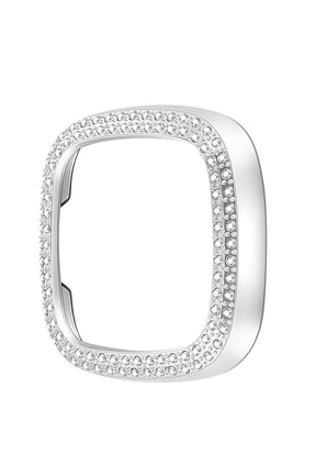 Smartwatch Screen Protector Case Cover with Rhinestone Shell Frame Bumper -Piece Shiny Accessories Set