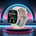 thumbnail image 1 of Smartwatch,Smart Watch for Android,Fitness Smart Watches,Bluetooth Sports Touchscreen Health Smart Watches for Women Men with Talk Call and Text,Waterproof Fitness Trackers,Beige, 1 of 8