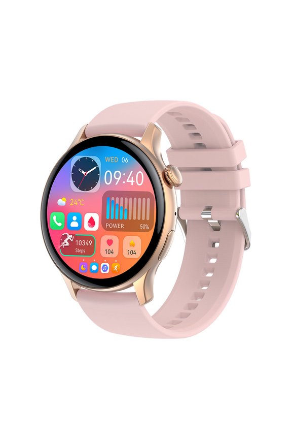Smartwatch, fitness tracker, custom dial, gold