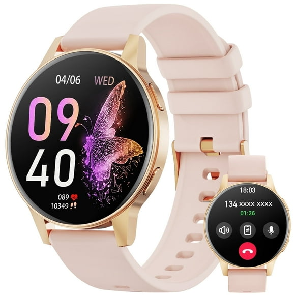 2025 NEW 1.27''HD Screen Smart Watch fits for Android and Iphone, Answer/Make Calls/100 Sports Modes/Message Reminder,IP68 Waterproof Fitness Tracker for Women