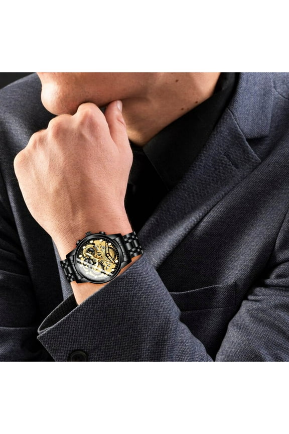 Smartwatches - Hollow Vintage Quartz Watch Student Steel Watch