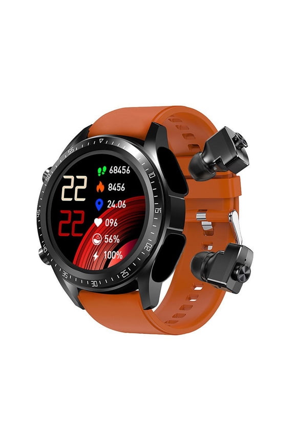 Smartwatches - Sports Smartwatch With Wireless Earphones IN 1 Alloy 1.32inch Screen-Screen IP67 Multi Sport Works With IOS