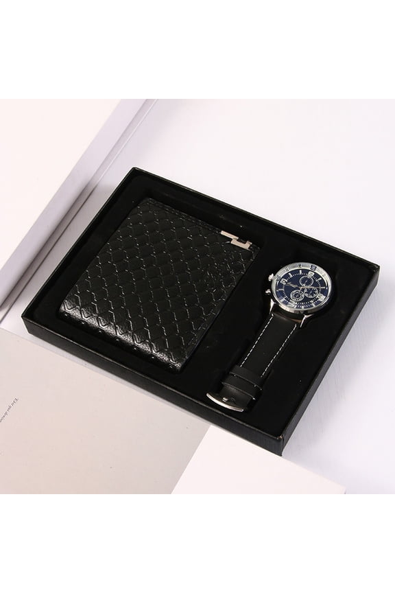 Smartwatches - Wallet Watch Set With Gift Box Men's Gift Father's Day Valentine's Day Gift Business Gift