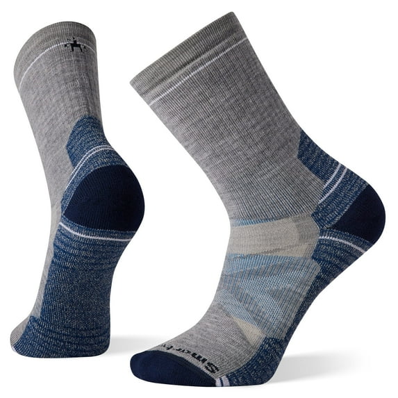 Smartwool Hike Full Cushion Crew Socks, Light Gray, Large