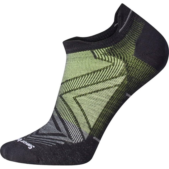 Smartwool Men's Run Zero Cushion Low Ankle Socks, Black, Large