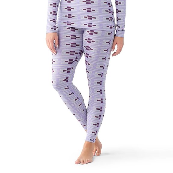Smartwool Women's Classic Thermal Merino Wool Base Layer � Mid Rise Bottom (Slim Fit), Violet Flirt with Me, X-Small