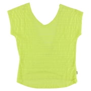Smartwool Womens Burnout Reversible Short Sleeve Shirt Yellow M, Color: Yellow
