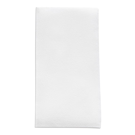 Smarty 1 Ply White Linen-Like Premium Paper Buffet Napkins 288ct
