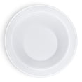 thumbnail image 1 of Smarty 12 oz. White w/ Silver Edge Rim Disposable Plastic Soup Bowls 120ct, 1 of 6