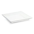 thumbnail image 1 of Smarty 12" x 12" Clear Square with Groove Rim Plastic Serving Trays 24ct, 1 of 7
