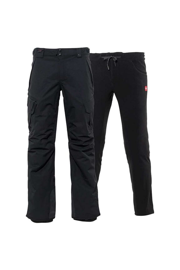 2019 Smarty 3-in-1 Cargo (Black) Men's Snowboard Pants-XXLarge