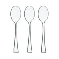 thumbnail image 1 of Smarty 4" Clear Mini Plastic Disposable Dessert Spoons 960ct, 1 of 6