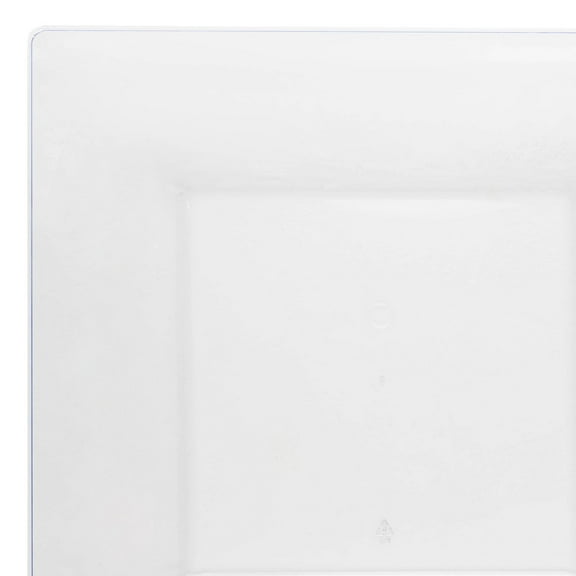 Smarty 6.5" Clear Square Plastic Cake Plates 120ct