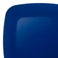 thumbnail image 1 of Smarty 7.25" Blue Flat Rounded Square Disposable Plastic Salad Plates 120ct, 1 of 2