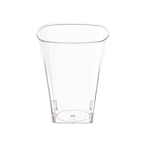 Smarty 8 oz. Clear Square Plastic Cup 336ct