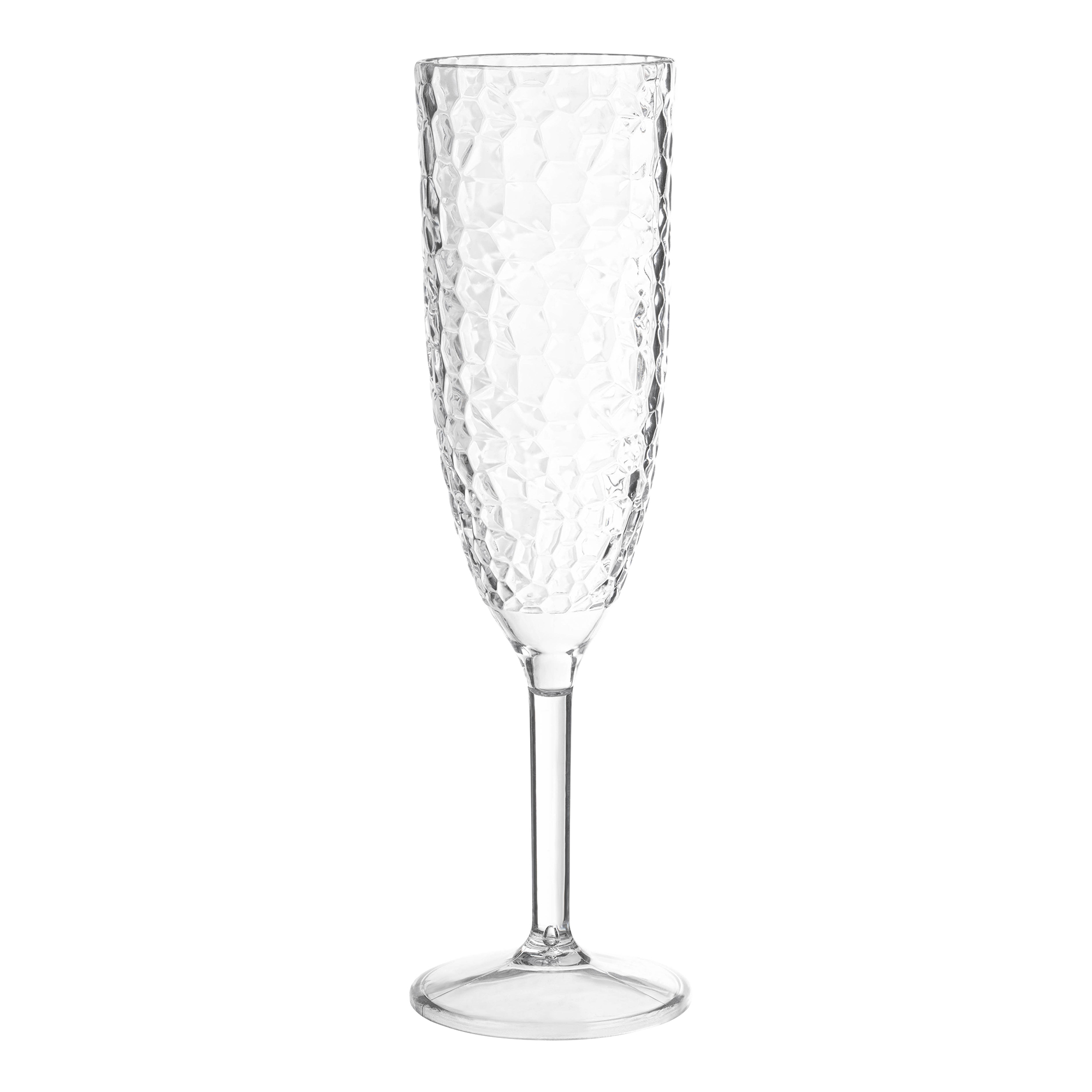100 Pack Plastic Champagne Flutes, 5 Oz Clear Plastic Toasting Glasses ...