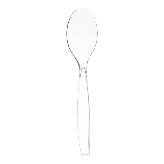 Smarty 9.75" Clear Disposable Plastic Utensils Serving Spoons 150ct