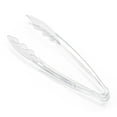 thumbnail image 1 of Smarty 9" Clear Disposable Plastic Serving Tongs 48ct, 1 of 2
