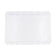 thumbnail image 1 of Smarty 9" x 13" Clear Rectangular Groove Rim Plastic Serving Trays 24ct, 1 of 4