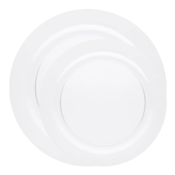 Smarty Clear Economy Round Plastic Dinnerware Value Set (120 Sets)