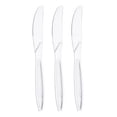 thumbnail image 1 of Smarty 7.5"Clear Plastic Disposable Dinner Knives 1000ct, 1 of 5