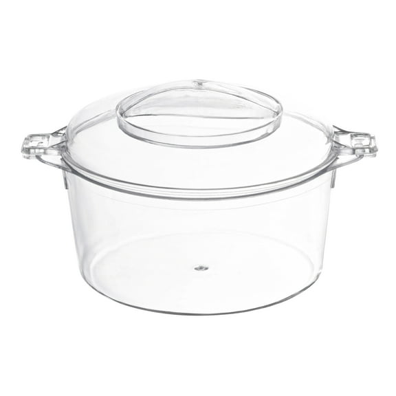 Smarty 3.4 oz Clear Round Disposable Plastic Mini Dessert Cups with Lids 288ct