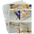 thumbnail image 1 of Smarty Dots | SNAP SNAP Dry Erase Without A Trace FlexiPage 3-Pack Quick Release Reversible for 3-Ring Binder Optically Transparent Portable Flexible Thick Rigid Premium Made in The USA, 1 of 6