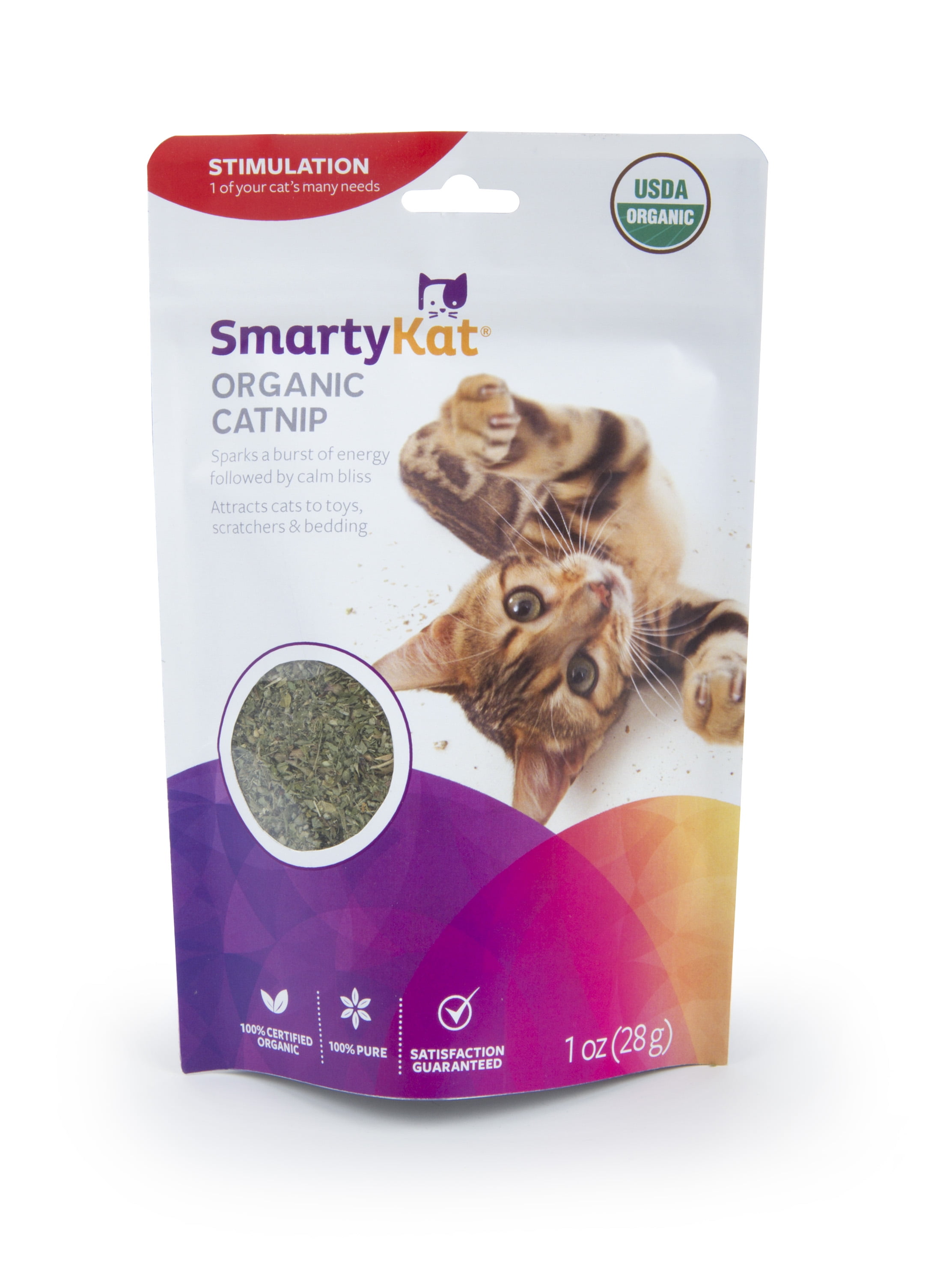 Smarty Kat 100% Certified Organic Catnip, 1 Oz