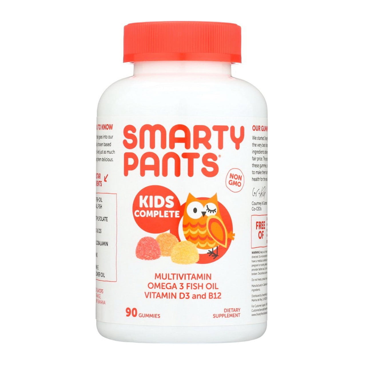 Smarty Pants Kids Fiber Multivitamin Gummies, 90 Ea, 2 Pack - Walmart.com