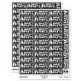 thumbnail image 1 of Smarty Pants Teacher Student School Sticker Set - Black - Gloss Finish - 1.5" Small, 1 of 7