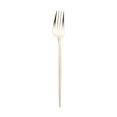 thumbnail image 1 of Smarty Shiny Gold Moderno Disposable Plastic Dessert Forks 240ct, 1 of 6