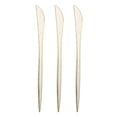 thumbnail image 1 of Smarty 8.8" Shiny Gold Moderno Disposable Plastic Dinner Knives 240ct, 1 of 4