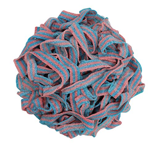 Smarty Stop All Flavor Sour Candy Belts (Cotton Candy, 1 Pound (Pack of