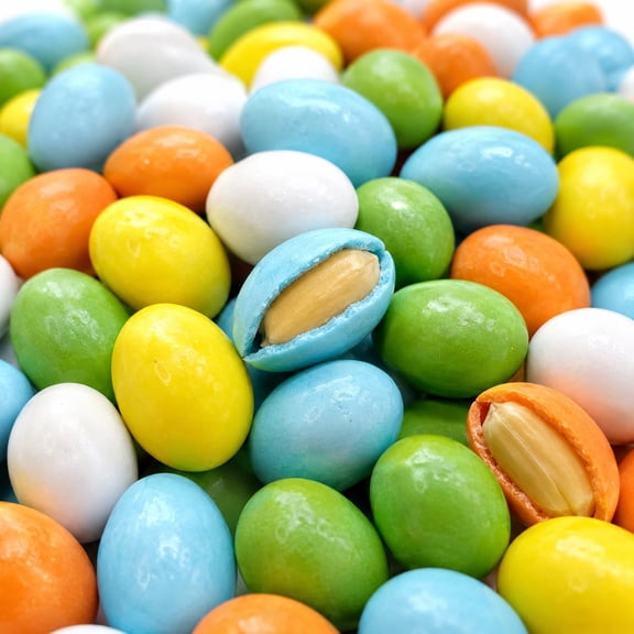 Smarty Stop Rainbow Colored Boston Baked Beans Candy Coated Peanuts, 1 Pound (Pack of 1)