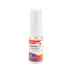 SmartyKat Catnip Mist Pure & Potent Catnip-Infused Liquid Catnip Spray, Trial Size, 0.5 0z