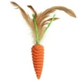 thumbnail image 1 of SmartyKat Crazy Carrot Flexible Bat & Chase Cat Toy  For Cats & Kittens, 1 of 8