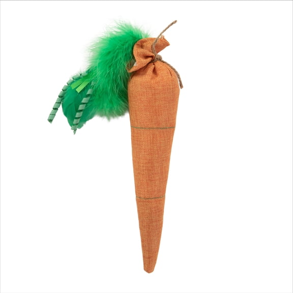 SmartyKat Kolossal Karrot Kicker Plush Catnip Cat Toy