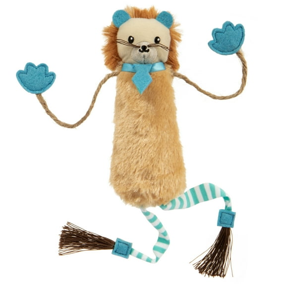 SmartyKat Loopy Lion Door Hanging Breakaway Kicker Catnip Cat Toy