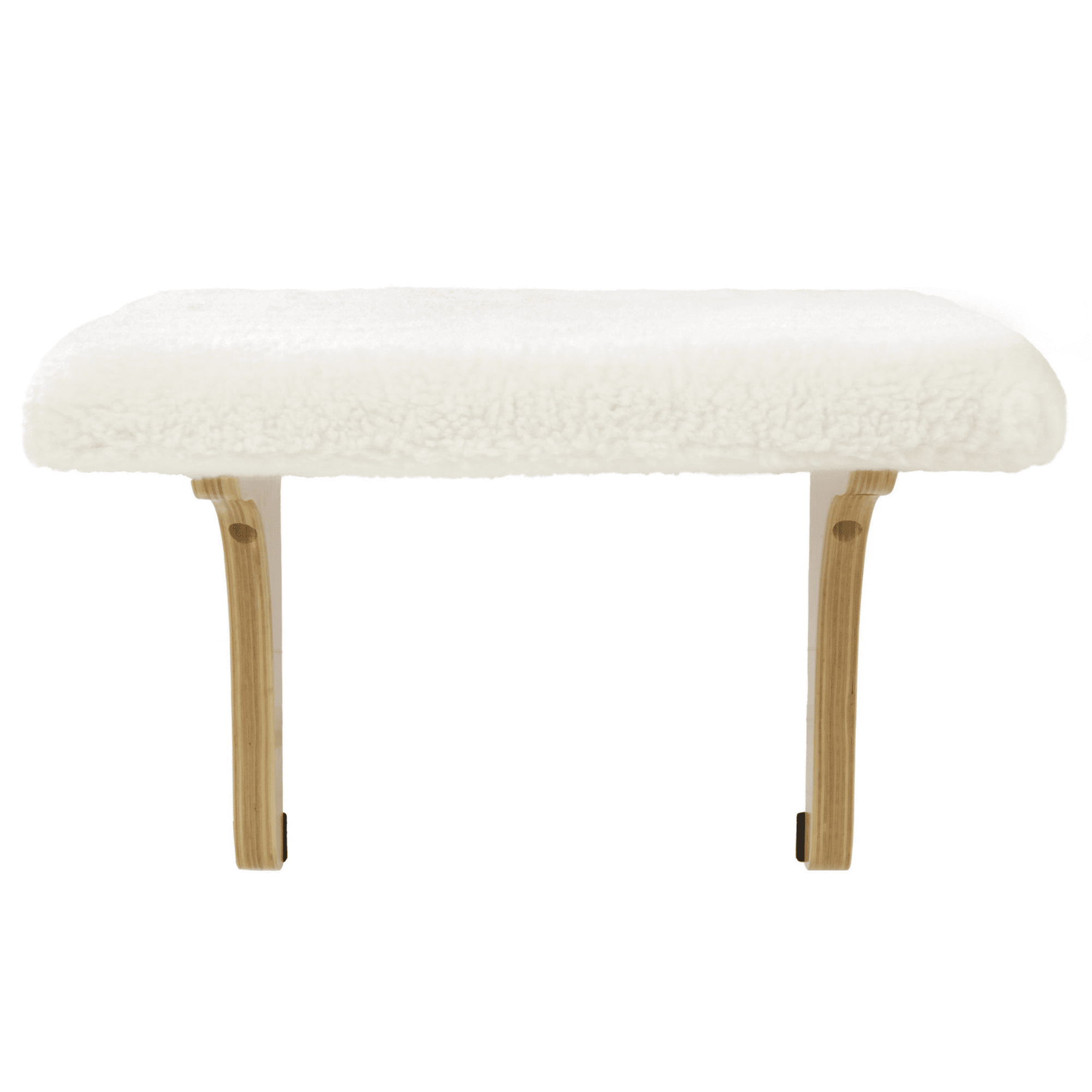 Cream Wool Foam Padded Windowsill Cat Perch
