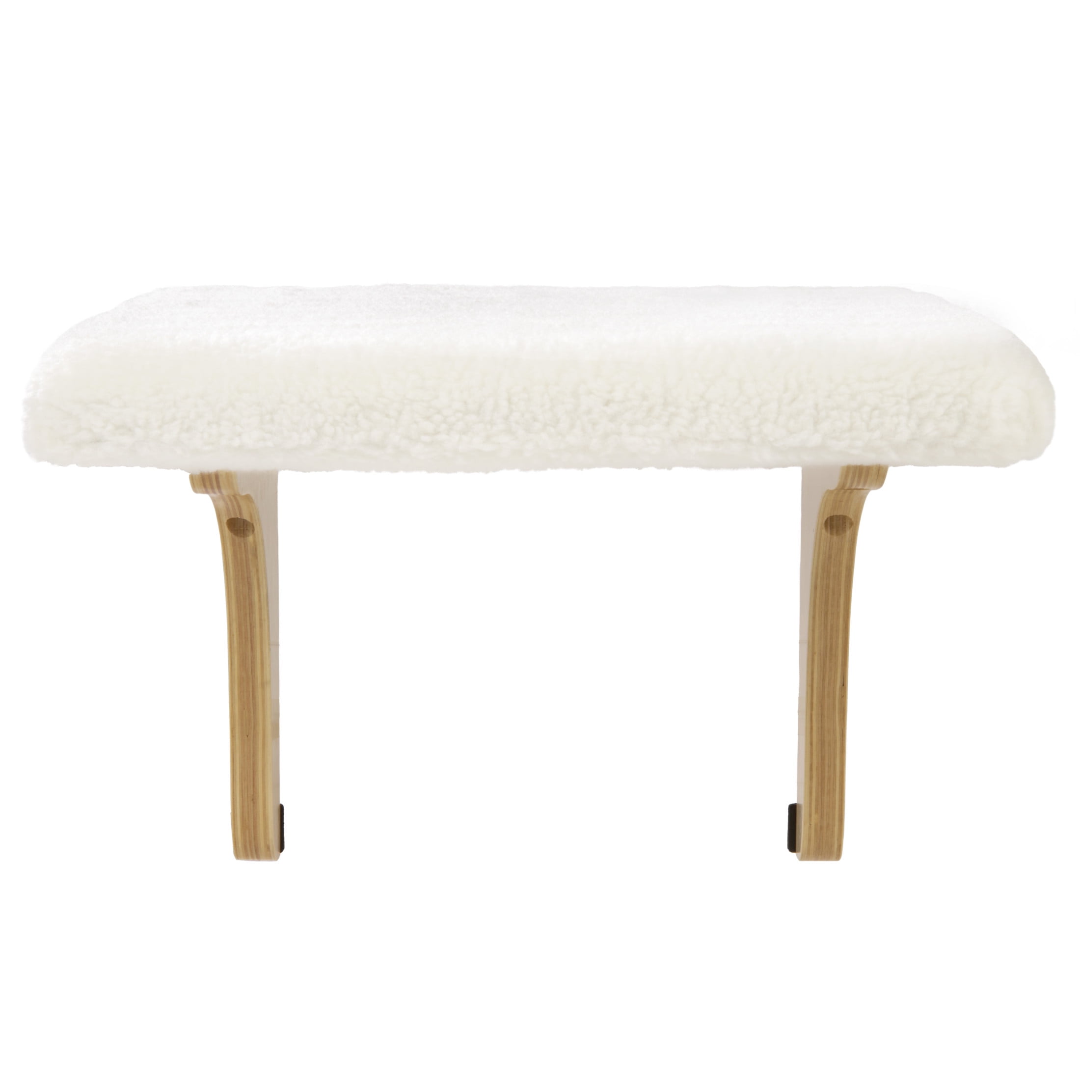 Cream Wool Foam Padded Windowsill Cat Perch