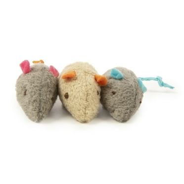 SmartyKat Skitter Critters Mice Catnip Cat Toys, 3 Count