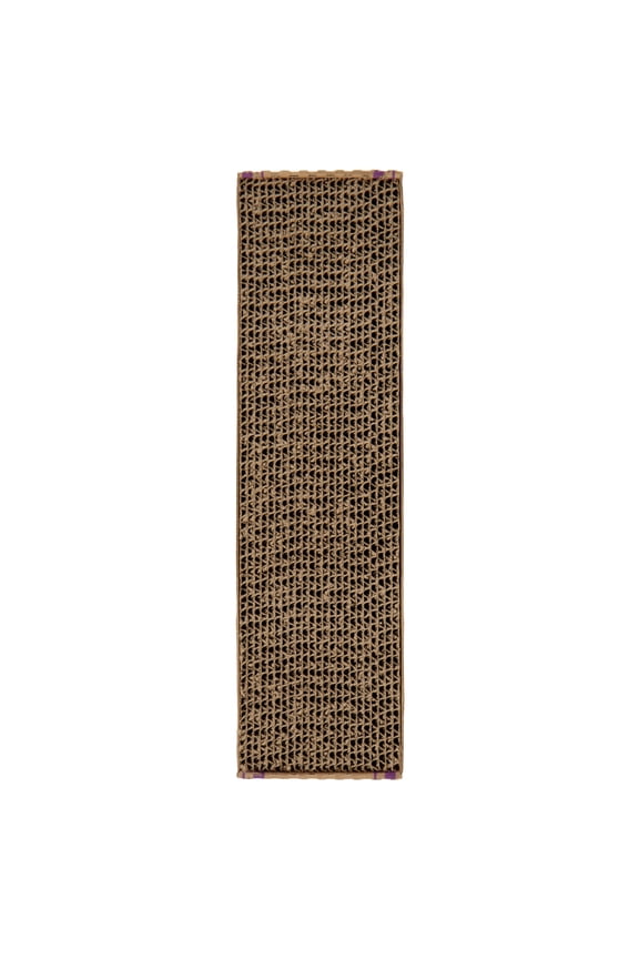 Super Scratcher Reversible Catnip Infused Corrugated Cardboard Cat Scratching Floor Pad