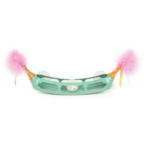 SmartyKat Track Tipper Suction Cup Ball Track Cat Toy