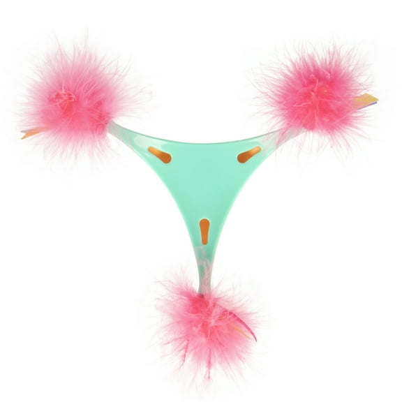 SmartyKat Swat 'N Spin Interactive Cat Toy for Exercise & Stimulation, Medium, Blue