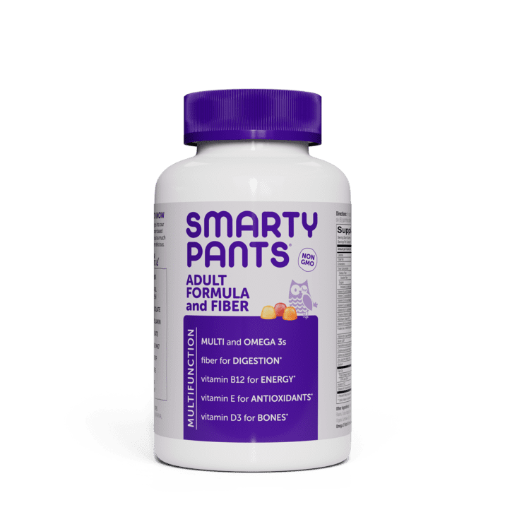 SmartyPants Non-GMO, Gluten-Free Adult Formula and Fiber Multivitamin ...