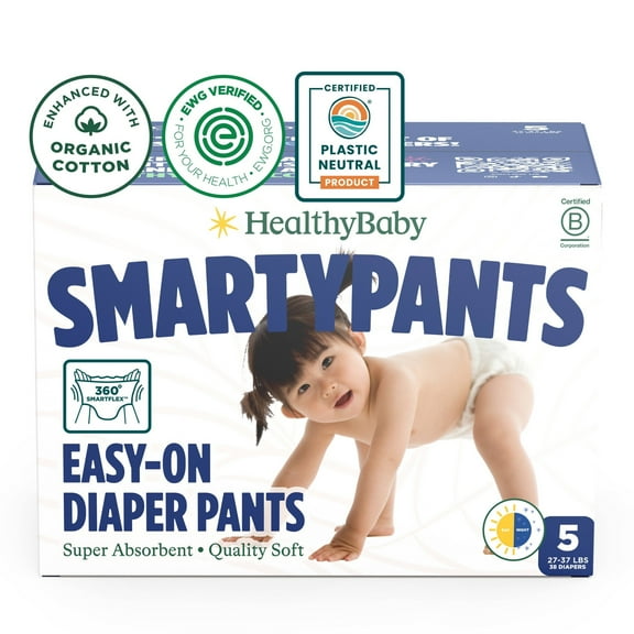 SmartyPants Disposable Diaper Pants - Size 5 - 38ct
