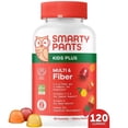 thumbnail image 1 of SmartyPants Kid's Plus Multivitamin & Fiber Gummies, Improved Formula, 4.5g Fiber Per Gummy, 120 Ct, 1 of 4