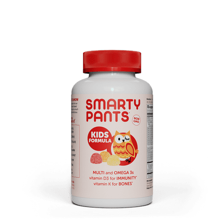 SmartyPants Kids Multi & Omega 3 Fish Oil Gummy Vitamins with D3, C & B12 - 90 Ct