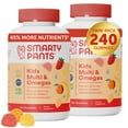 thumbnail image 1 of SmartyPants Kids Multivitamin Gummies with Omega 3s, 120 Ct (2-Pack), 1 of 10