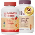 thumbnail image 1 of SmartyPants Kids Multivitamin & Teen Girl Vitamins Bundle, 30 Day Supply, 1 of 8